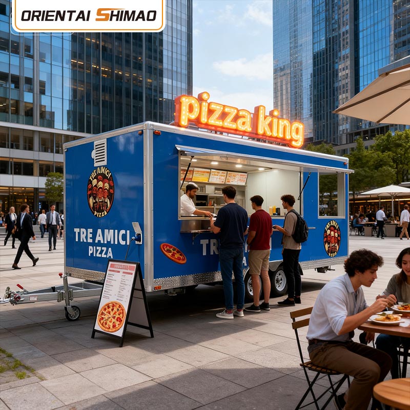 ตัวอย่างรถบรรทุกอาหารบาร์บีคิว