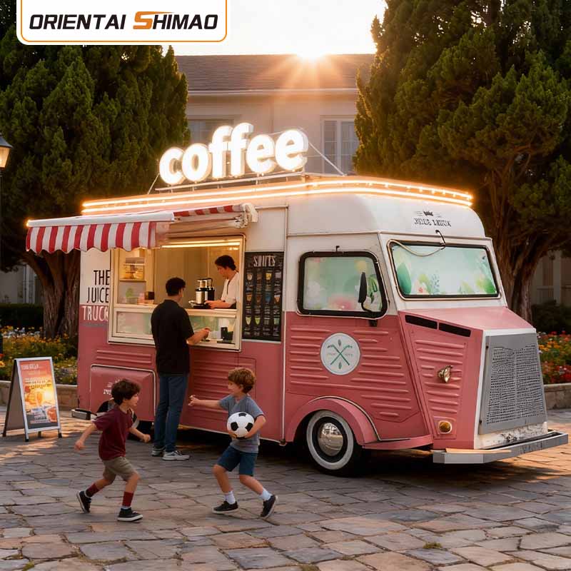 รถพ่วงอาหารพร้อมอุปกรณ์ครบครัน